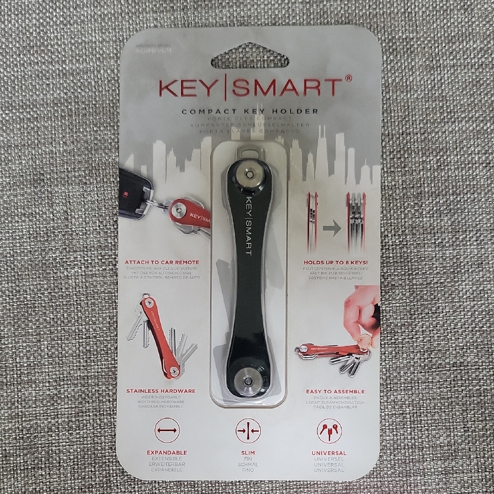 Original KeySmart Compact Key Holder - Black